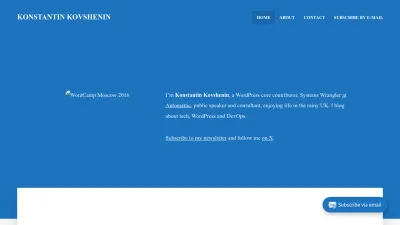 Screenshot of Konstantin.blog