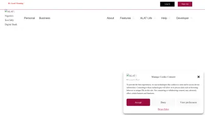 Screenshot preview of alat.ng