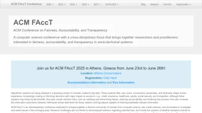 Screenshot preview of facctconference.org