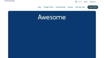 Screenshot preview of visitlaketahoe.com
