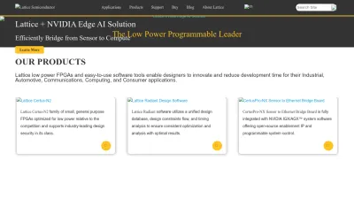Screenshot preview of latticesemi.com