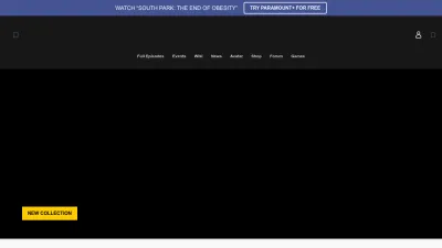 Screenshot preview of southparkstudios.com