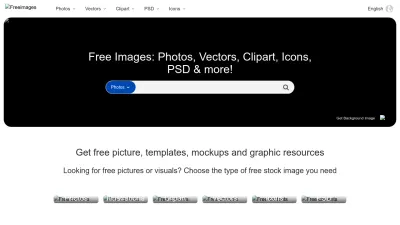 Screenshot preview of freeimages.com