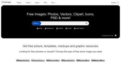 Screenshot of Freeimages.com