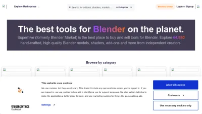 Screenshot preview of superhivemarket.com