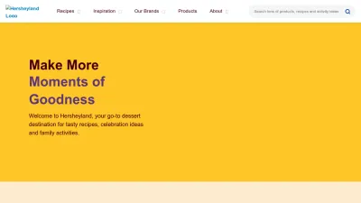 Screenshot of Hersheyland.com