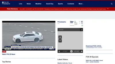 Screenshot preview of fox29.com