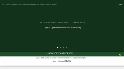 Screenshot preview of tropical.colostate.edu