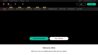 Screenshot preview of pokerstars.com