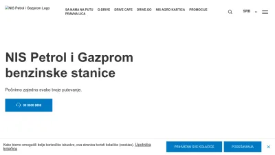 Screenshot preview of nisgazprom.rs