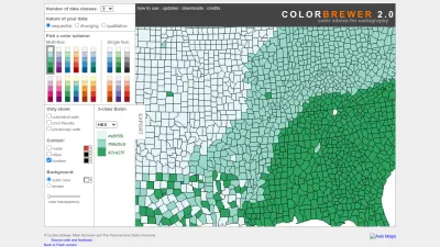 Screenshot preview of colorbrewer2.org