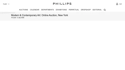 Screenshot preview of phillips.com