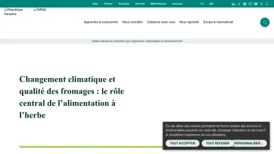 Screenshot of Inrae.fr