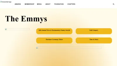 Screenshot preview of theemmys.tv