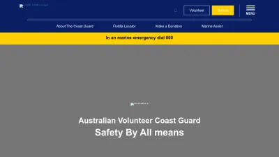 Screenshot preview of coastguard.com.au
