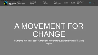 Screenshot preview of fairtrade.net
