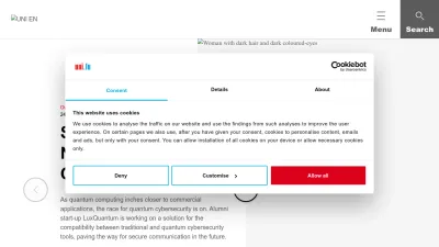 Screenshot preview of uni.lu