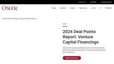 Screenshot preview of osler.com