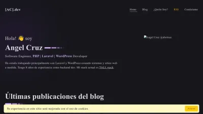 Screenshot of Angelcruz.dev