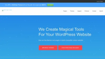 Screenshot of Siteorigin.com
