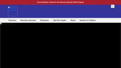 Screenshot of Sos.arkansas.gov