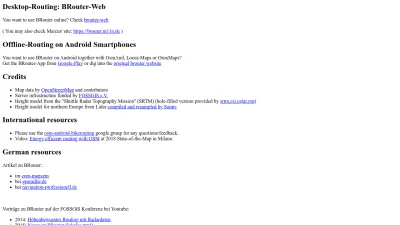 Screenshot of Brouter.de