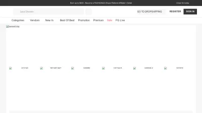 Screenshot of Fashiongo.net