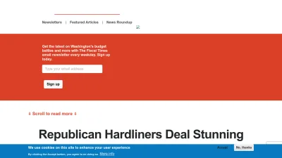 Screenshot of Thefiscaltimes.com