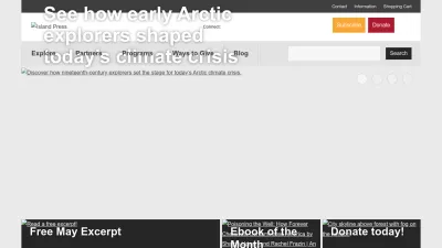 Screenshot preview of islandpress.org