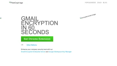 Screenshot preview of flowcrypt.com