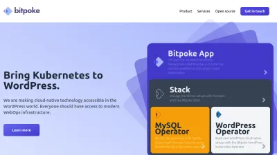 Screenshot of Bitpoke.io