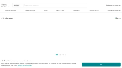 Screenshot of Elo7.com.br