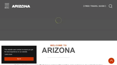 Screenshot of Visitarizona.com