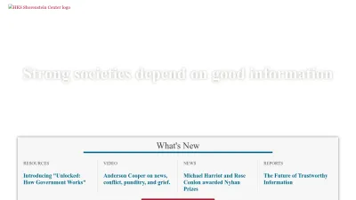 Screenshot of Shorensteincenter.org