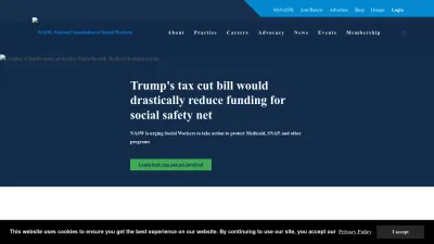 Screenshot preview of socialworkers.org