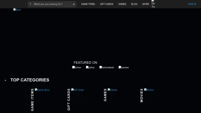 Screenshot of Gameflip.com