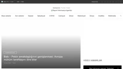 Screenshot of Report.az