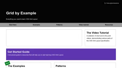 Screenshot of Gridbyexample.com