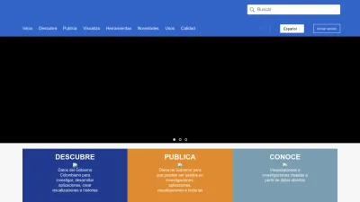Screenshot of Datos.gov.co