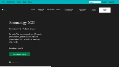 Screenshot of Entsoc.org