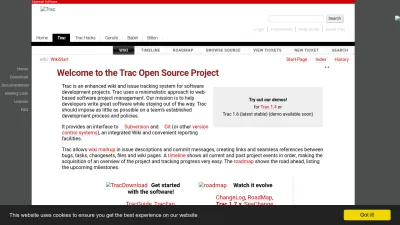 Screenshot preview of trac.edgewall.org