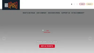 Screenshot of Sdopera.org