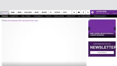 Screenshot of Popcrush.com