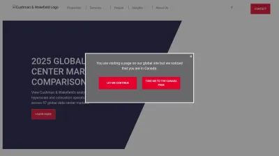 Screenshot of Cushmanwakefield.com