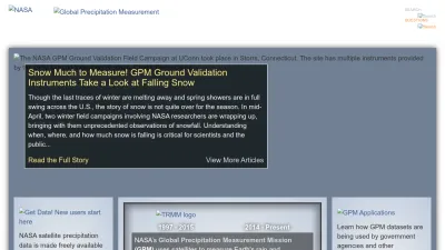 Screenshot of Gpm.nasa.gov