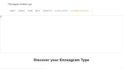 Screenshot of Enneagraminstitute.com