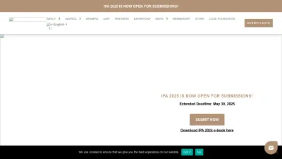 Screenshot of Photoawards.com