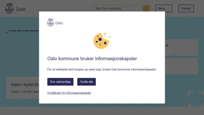 Screenshot of Oslo.kommune.no