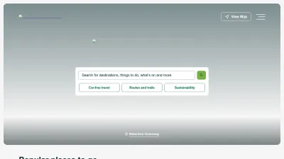 Screenshot of Discoverireland.ie