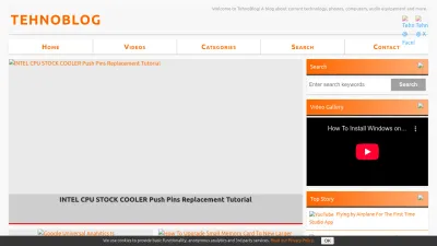 Screenshot of Tehnoblog.org